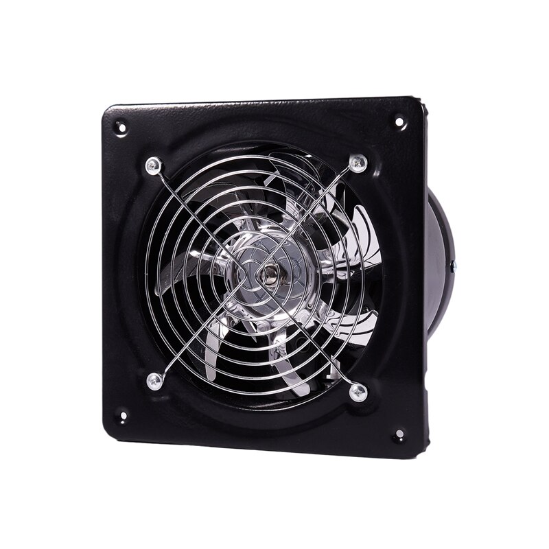 220V Exhaust Fan 6 Inch Ventilation Exhaust Fan Hanging Wall Mounted Low Noise Home Bathroom Kitchen Smoke Exhaust Fan Air Vent