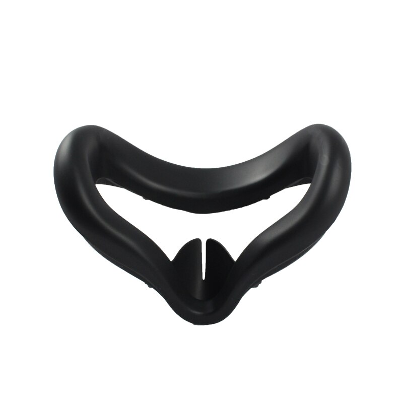 For Oculus Quest 2 VR Soft Silicone Eye Cover For Oculus Quest 2 Glasses Washable And Nonslip Detachable Headset Accessory: black