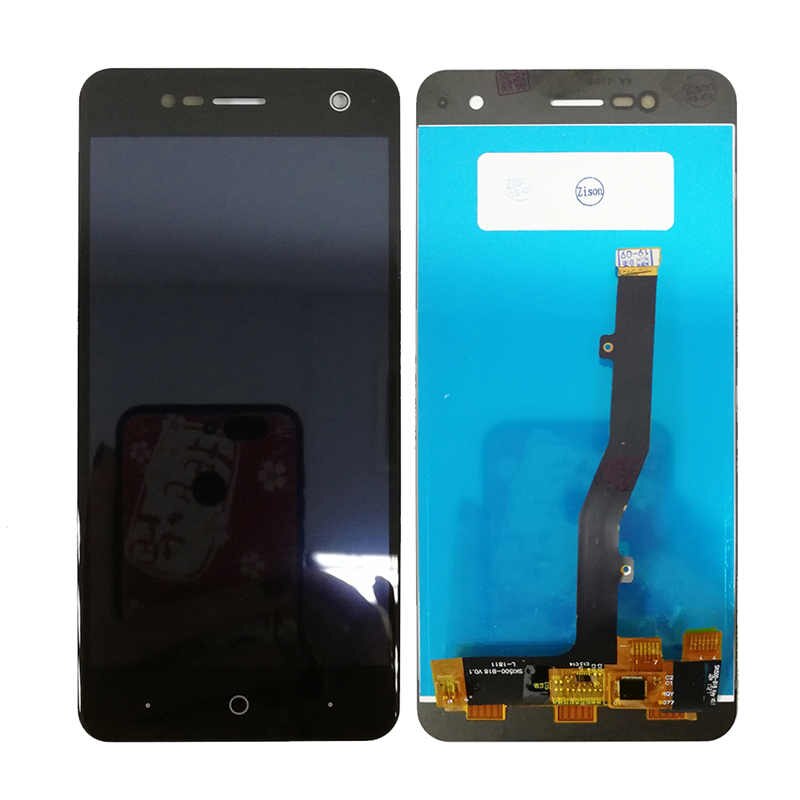 Pantalla LCD de 5 pulgadas con marco para ZTE Blade V8 mini V0850, digitalizador con Sensor táctil, montaje completo, reemplazo de pantalla V8mini
