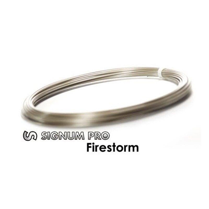 Polyester tennissträng singnum pro firestorm 12.2m tennislinje högpresterande racketsträngar