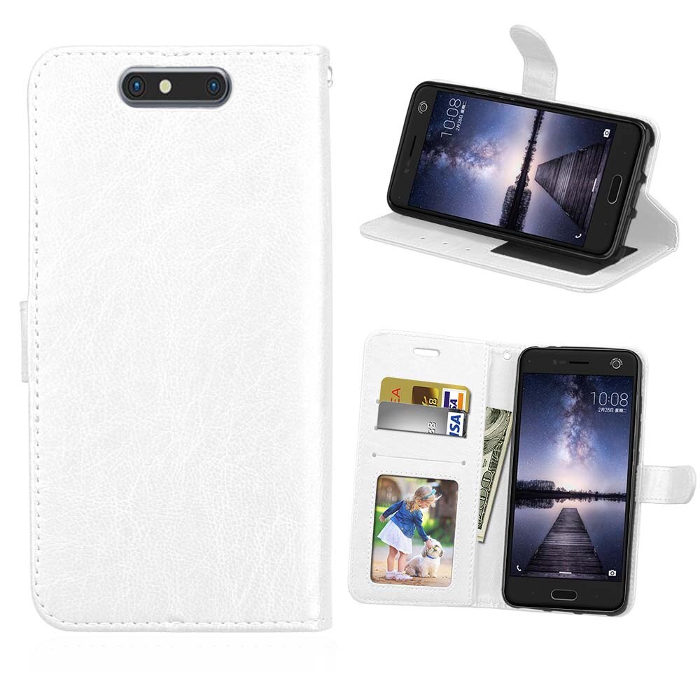 Hoesje voor zte blade  v8 leren portemonnee hoesje voor zte blade  v9 telefoontasje voor coque zte  v 8 bv0800 hoesje beschermende siliconen huid capa: Voor zte blade  v9 / Wit