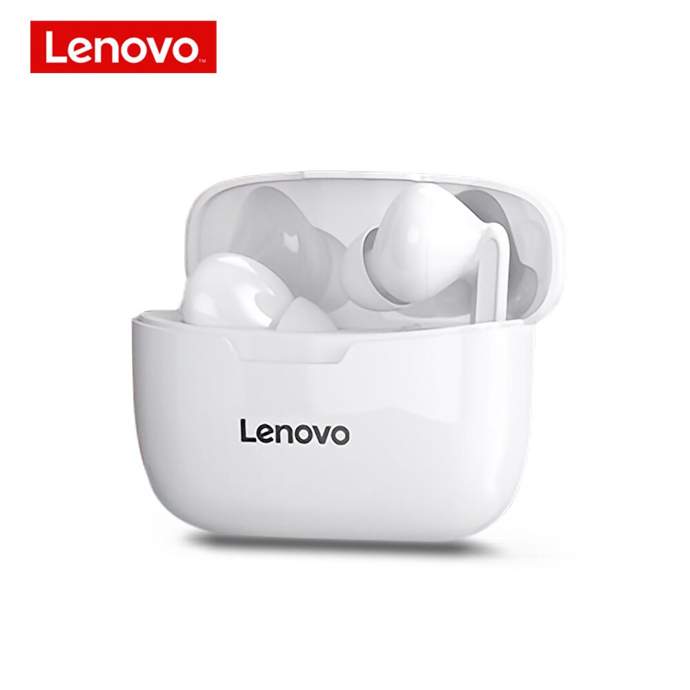 Auricolare Wireless originale Lenovo TWS QT81 XT91 XT89 XT90 auricolari Bluetooth 5.0 batteria a lunga durata cuffie con riduzione del rumore: white XT90