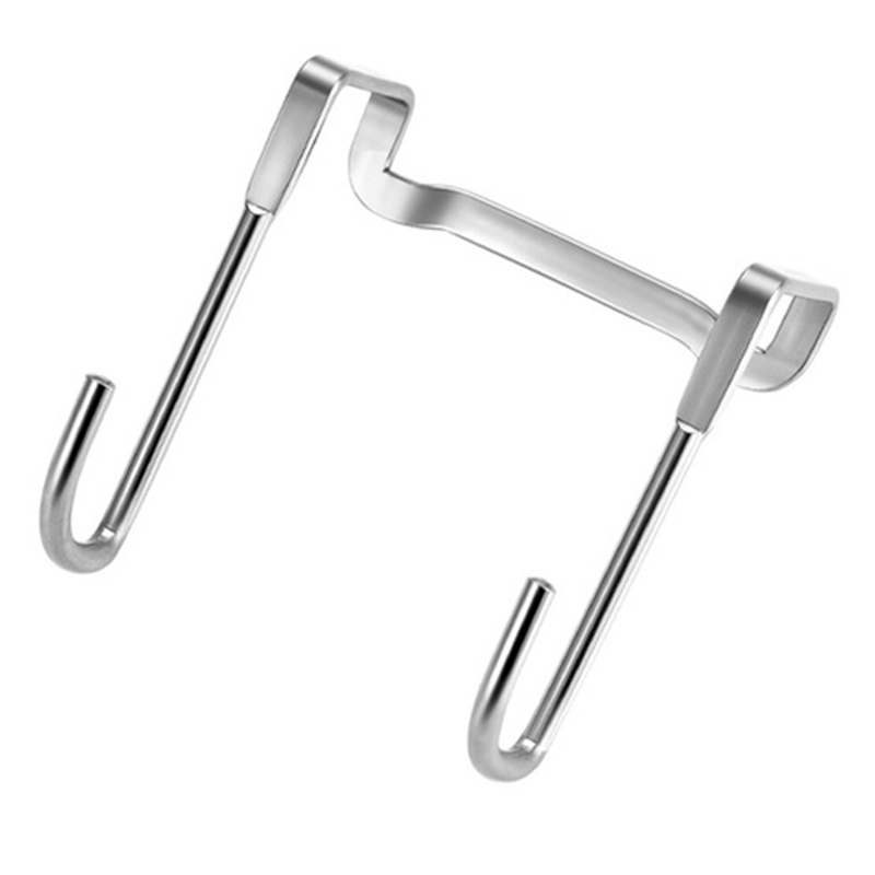 S Shape Hanging Hook Stainless Steel Double S Shaped Storage Hooks for Home Kitchen Bathroom Cabinet Door Key Towel