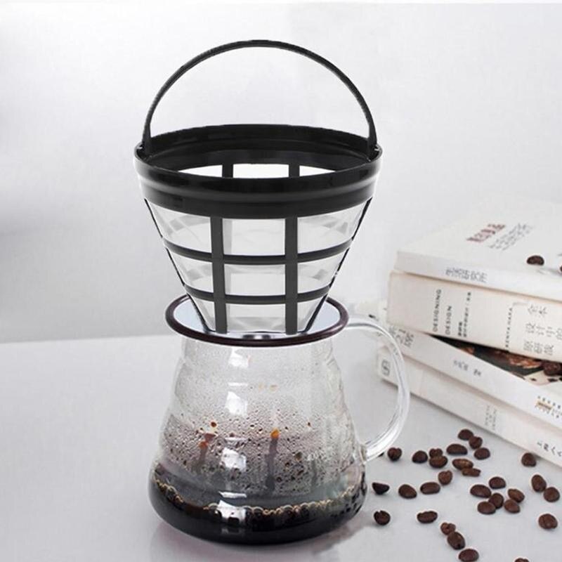 1pc Replacement Coffee Filter Coffee Machine Environmental Coffee Reusable Tool Filter Kitchen Protection Brewer Filter Nyl W7K2