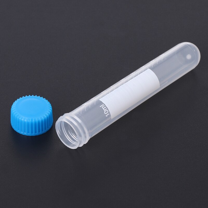 5PCS 10ml Volume Plastic Bottle with Screw cap Transparent Container Can Storage