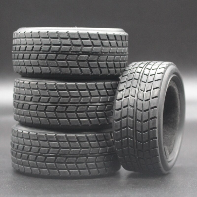 4pcs 1/10 On-Road Car Gomme Morbide 64 MILLIMETRI Ad Alta Aderenza Pneumatico di Gomma Spugna liner Per HSP Tamiya HPI Kyosho 94122 94123 D3 D4 TT02 FW06