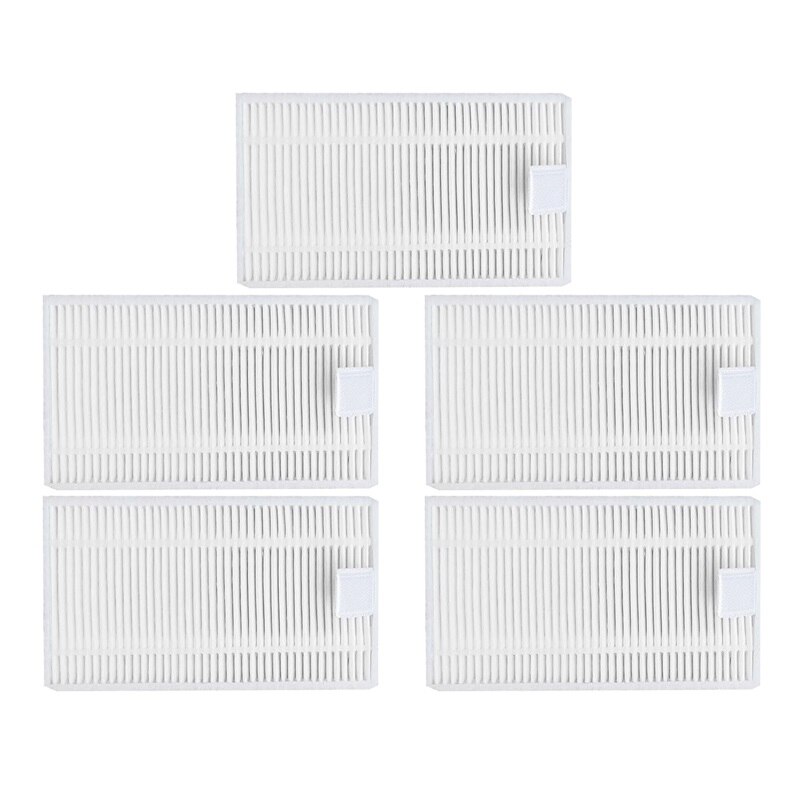 Staubsauger Roboter wasser Panzer Hepa-Filter für Cecotec Konga 4090 5090 Roboter Staubsauger Teile Zubehör Hepa-Filter: 5Stck