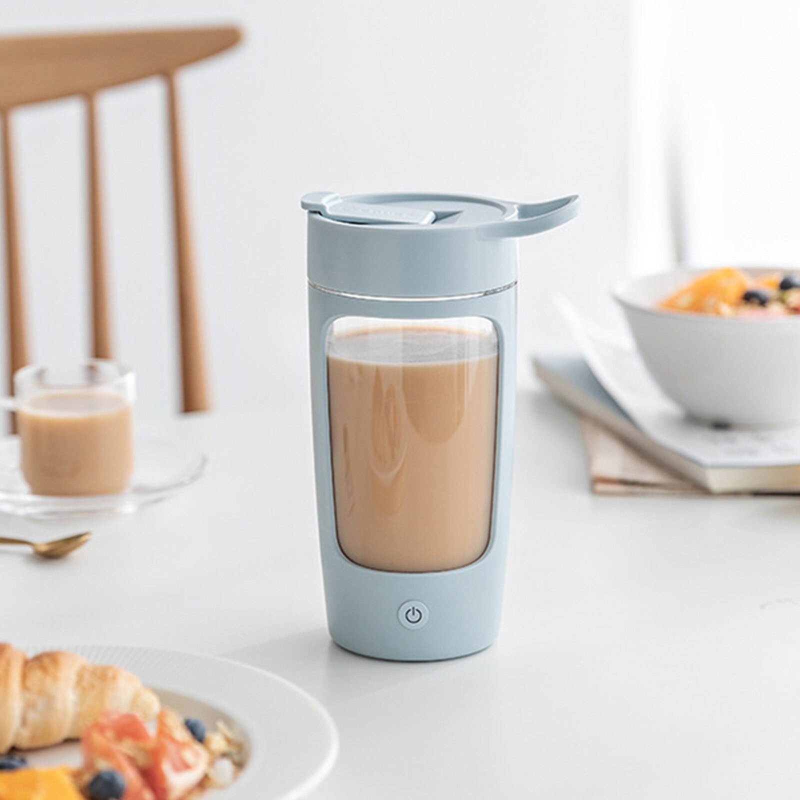 Premium Electric Protein Shaker Bottle Portable Mixer Cup Blender 22oz USB