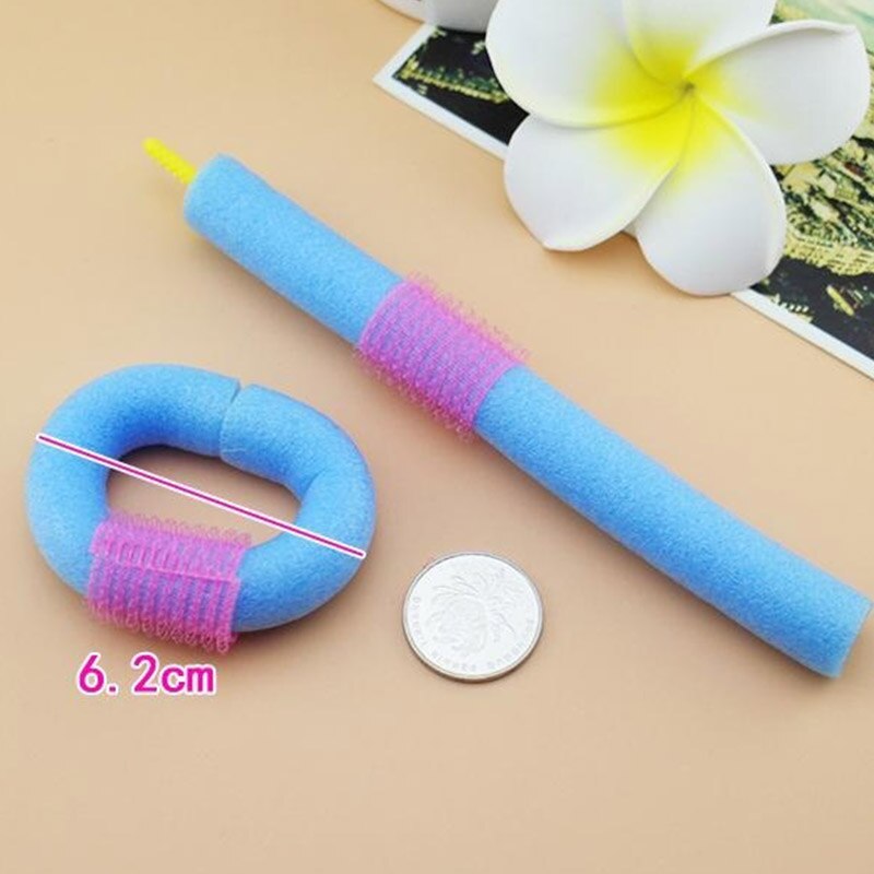 Palo de pelo mágico de esponja rizado, 12 Uds., producto creador de peinados, accesorio de salón DIY H7JP