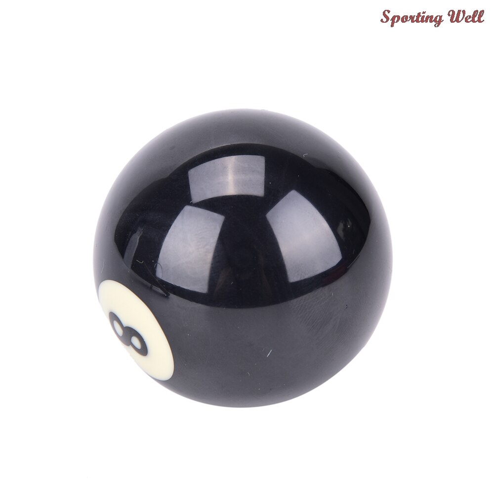 1 PCS Billiard Balls #8 Billiard Pool Ball Replacement EIGHT BALL Standard Regular Two Size 52.5/57.2 mm Black 8 Ball EA14