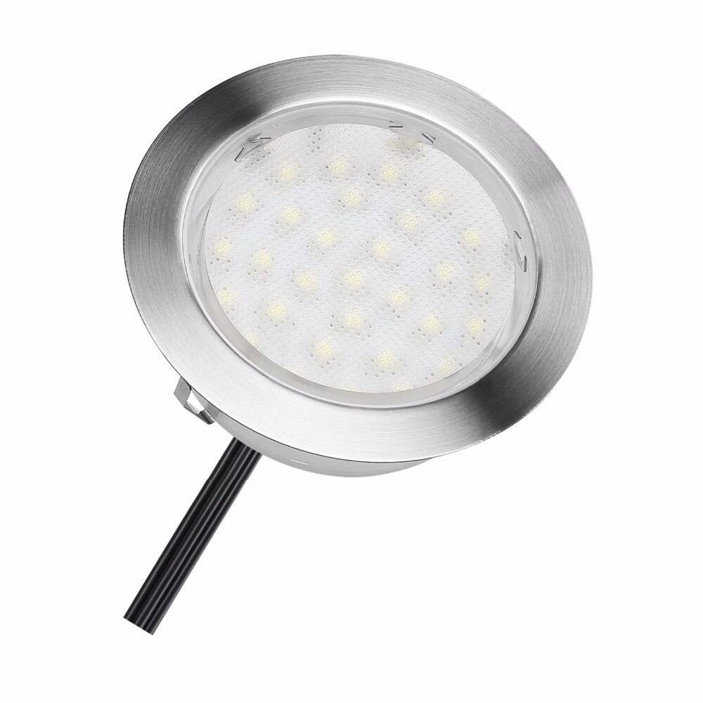 QACA LED Deck Recessed Inground Lights Garden Stairs Path Outdoor and Indoor Decoration Lamp B107