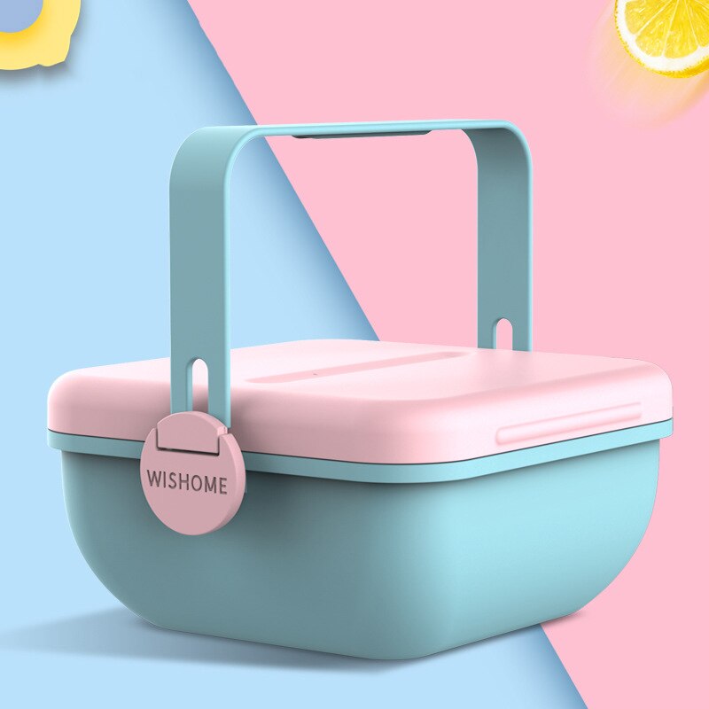 Leuke Meisje Hart Lunchbox Voor Kantoormedewerker Creatieve Isolatie Bento Dozen Magnetron Lunchbox Voedsel Opslag Container Lunchbox