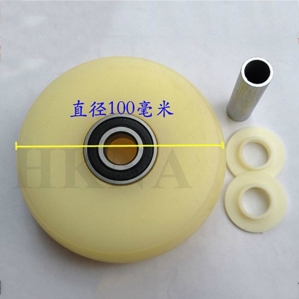 Good 4" Nylon Wheel 100mm Solid Nylon Wheel 4 Inch Caster Universal Wheel Trolley Wheel Flat Wheel Pull Wheel