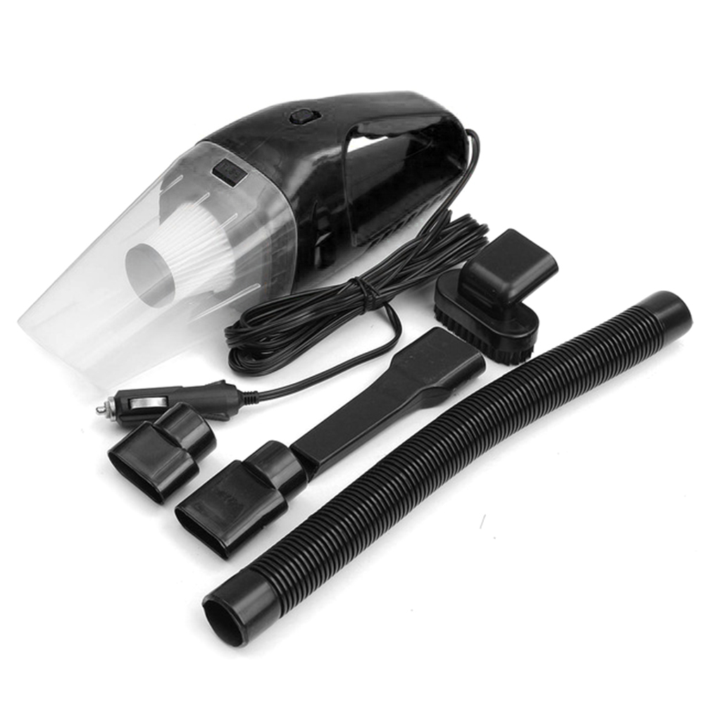 12V 120W Auto Stofzuiger High Power Nat Droog Tweeërlei Gebruik Handheld Draagbare Stofzuiger Hoover Cleaner Grote vent Cleaner voor Home/Auto: Black