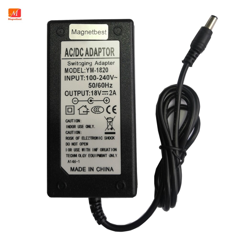 18V2A AC DC Adaptor 18V 2A 36W Switching Power Supply Adapter Charger DC 5.5*2.5/5.5*2.1 mm