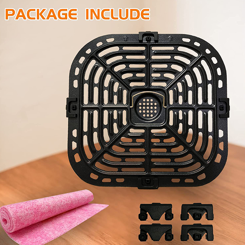 Pies de goma para freidoras de aire Plus 6QT, parachoques de goma Premium, cubiertas protectoras antiarañazos, 4/8 piezas