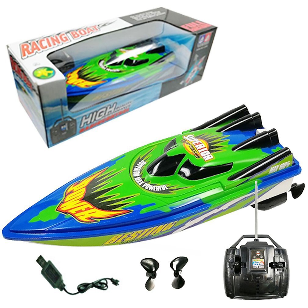 Hoge Snelheid Rc Boot 2.4Ghz 4 Kanaals 25 Km/h Radio Afstandsbediening Rc Racing Boot Elektrische Speelgoed Rc Speelgoed voor Childern Beste
