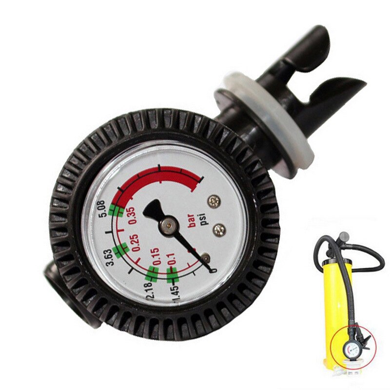 Luchtdrukmeter Thermometer Connector Voor Opblaasbare Boot Kajak Vlot Surfen Outdoor Tool