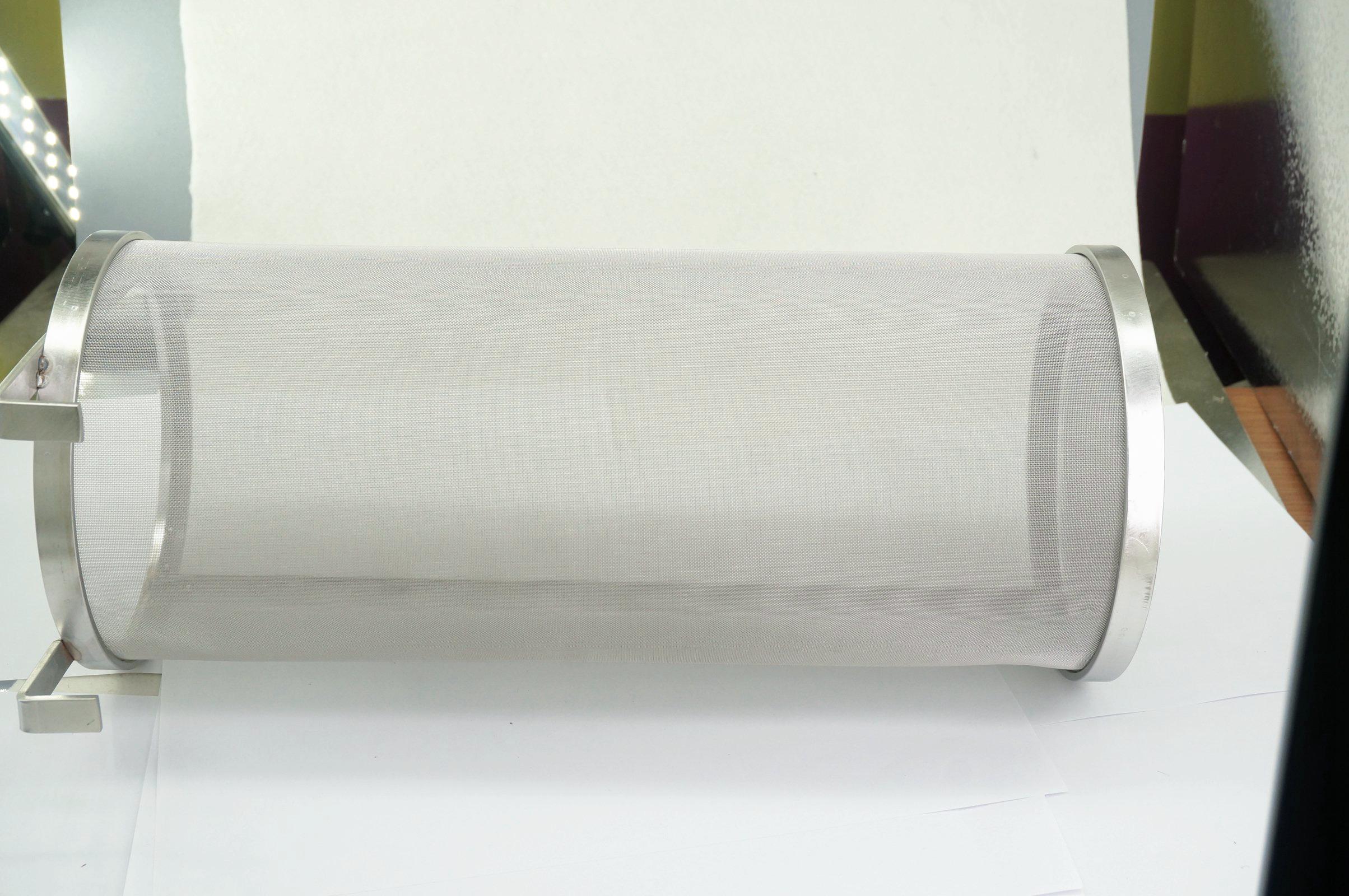 6" x 14" 304 Stainless Hop Spider Filter Strainer 300 Micron Mesh Homebrew Beer Wine