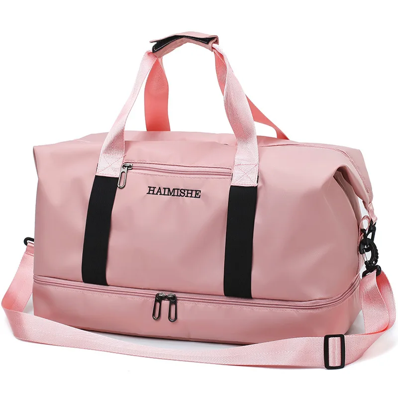 Travel Luggage Bag Gym Fitness Bags Waterproof Nylon Sports Handbags Women Yoga Swimming Tas Dry Wet Gymtas Sac De Sport