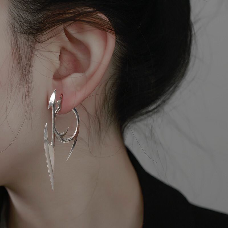 Pendientes góticos Punk con personalidad Y2K, colgante de dardo Cyberpunk Unisex, pendientes de , accesorios de joyería,