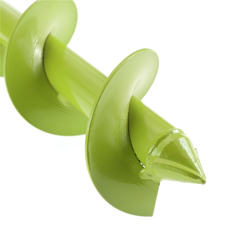 Gardening Planting Spiral Drill Bit Short Drill Pipe Hole Drilling Pit Drill Bit with Gloves For Hexagonal Shank Hand Drill