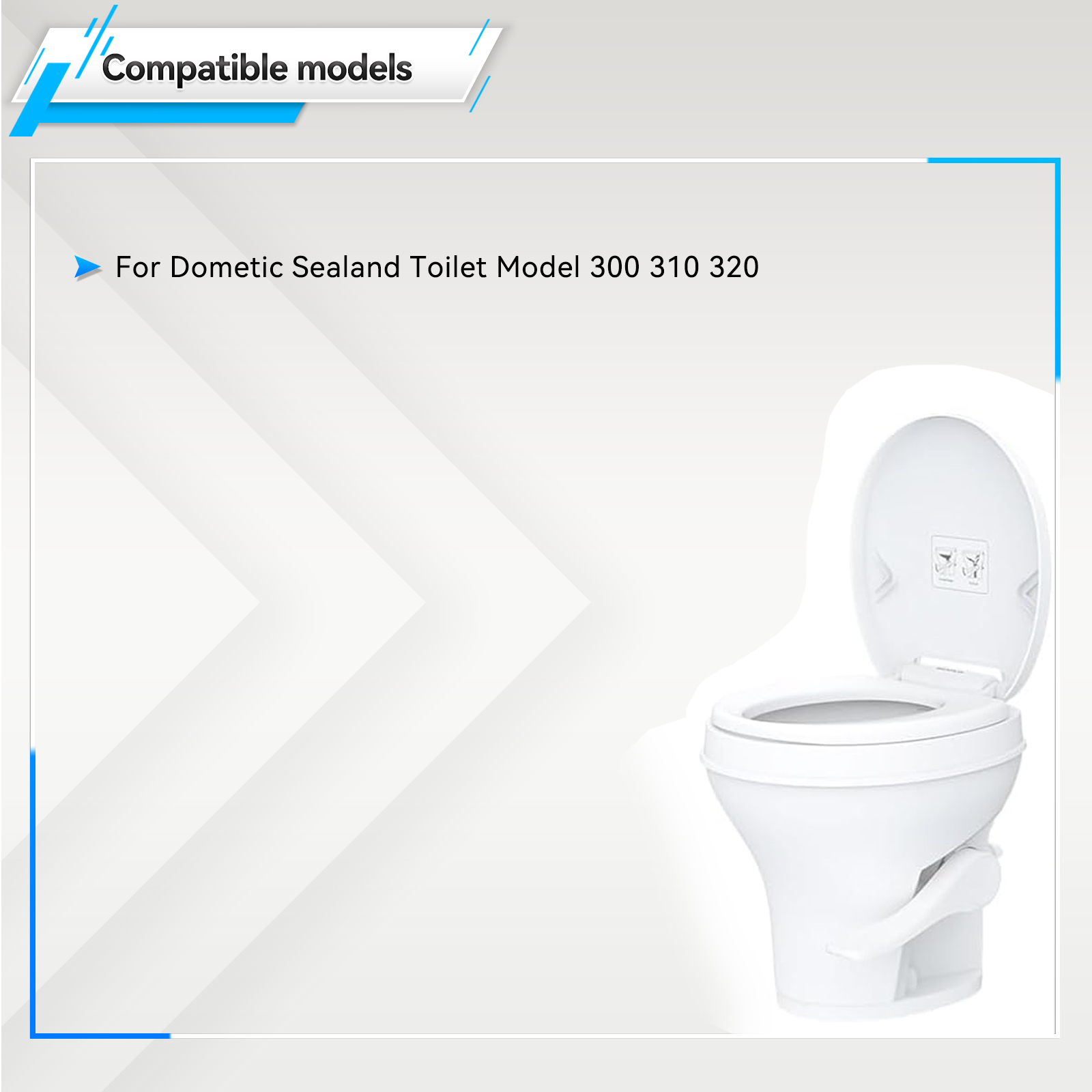 Plastic RV Camper Water Valve Kit 385311641 Replacement Durable For Dometic Sealand marine 300 310 320 series Pedal Flush Toilet