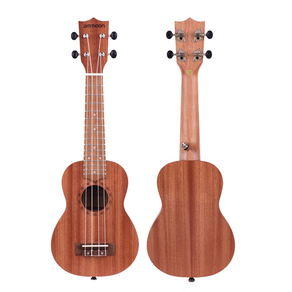 Ammoon 21 "Akoestische Ukulele 21Inch Ukelele Sapele 15 Fret 4 Strings Snaarinstrument