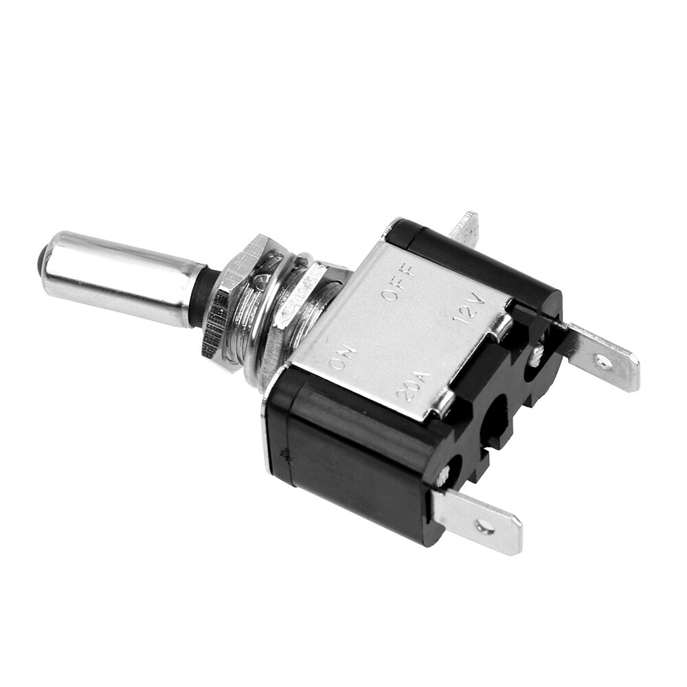 Leepee 12v 20a med beskyttelsesdeksel spst vippebryter ledd bryter kontroll på / av vippebryter bil auto deksel ledet lys