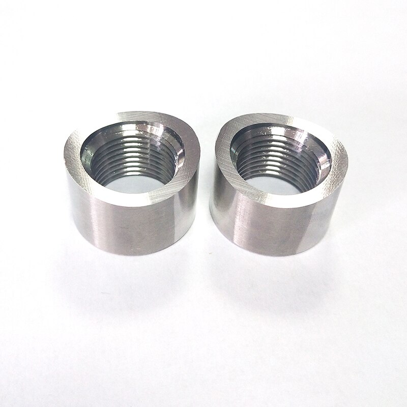 2pcs Notched 02 Oxygen Sensor Weld Bung Nut M18x1.5 Wideband