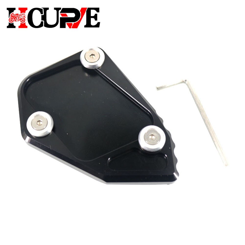 Moto CNC cavalletto piede cavalletto laterale estensione piastra di supporto Pad per R1200GS ADV R 1200 GS R1200 GS Adventure 2008-2014: Army Green