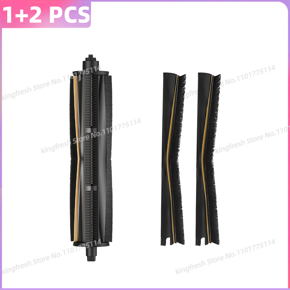 Compatible avec Brosse Tricut Dreame X30 / X40 Ultra, L20 / L30 / L40 / L10s Ultra Gen 2, X40 Master, MOVA E30 / P10 Pro Ultra / S10 Plus/P50 Pro Ultra, L10s Pro Ultra Heat, Xiaomi X20 Pro / X10+ / X20+: kaki foncé