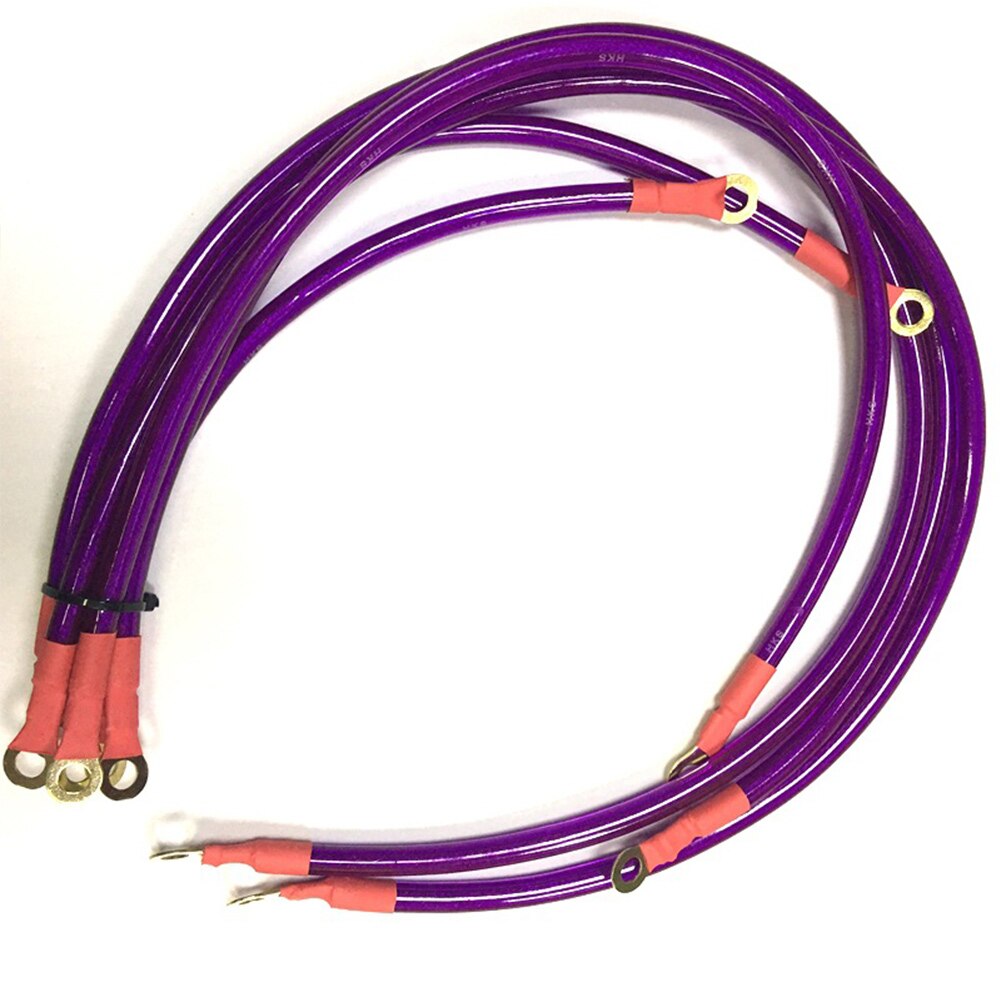 Grounding Ground Wire Performance Cable System Car 6 Point Universal Car Grounding Wire Set