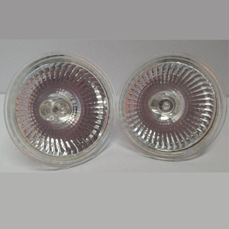 10pcs/lot MR16 Halogen Bulbs 12V 20W Lamp Bulbs Warm White Light 2700K Lamp Replacement Spotlight Diameter 50mm