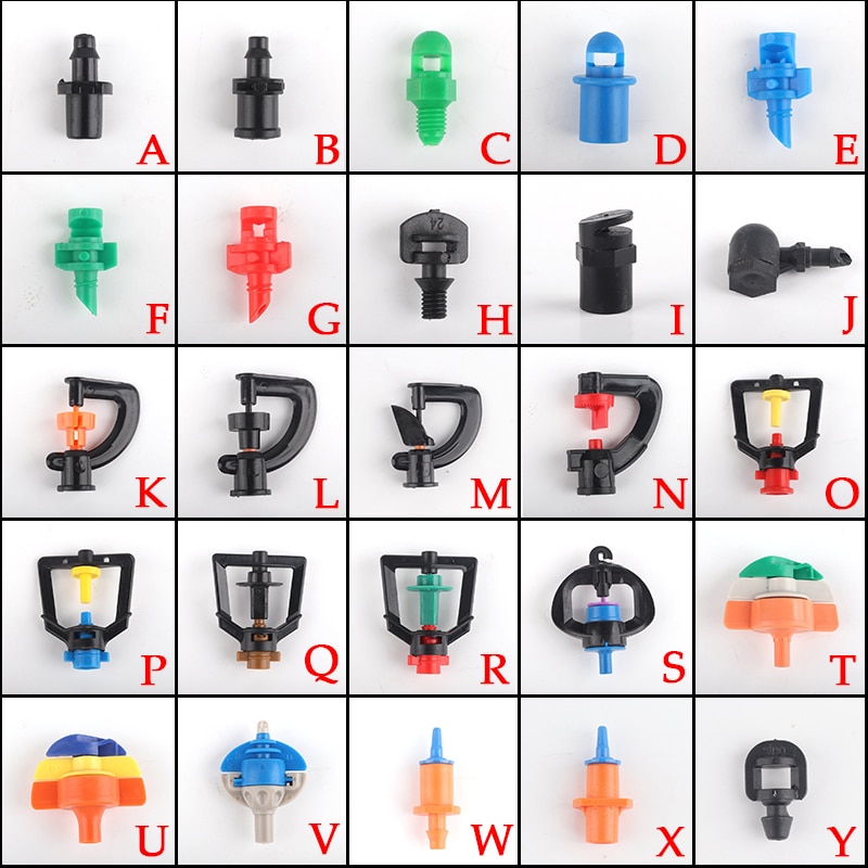 Gewächshaus Bewässerung Düse Garten Bewässerung Zerstäubung Sprinkler Beschlagen Emitter Brechenden Drehbare Düse