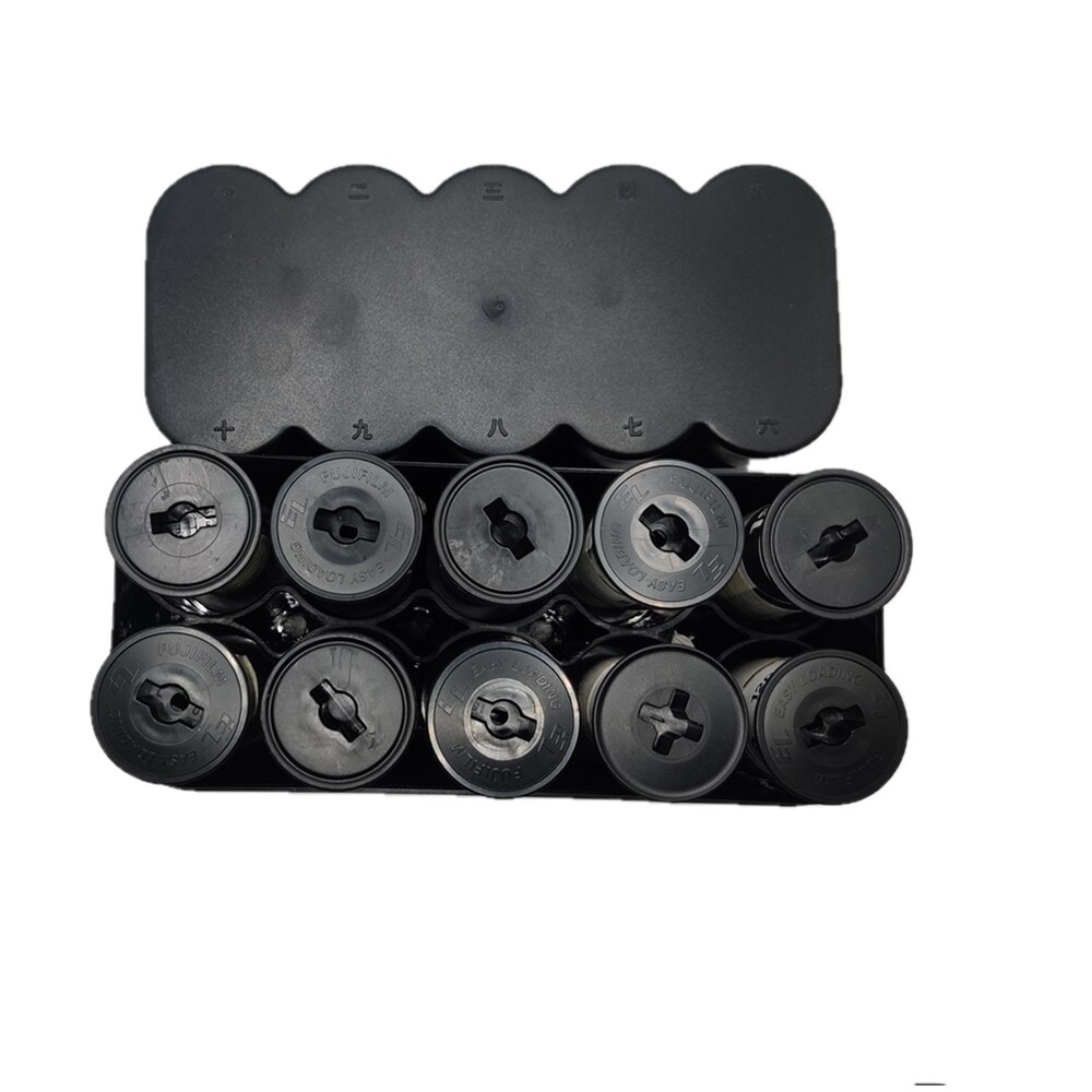 120 Film Plastic Storage Box Container Case 10 Rolls Film Camera Kit Darkroom Equipment