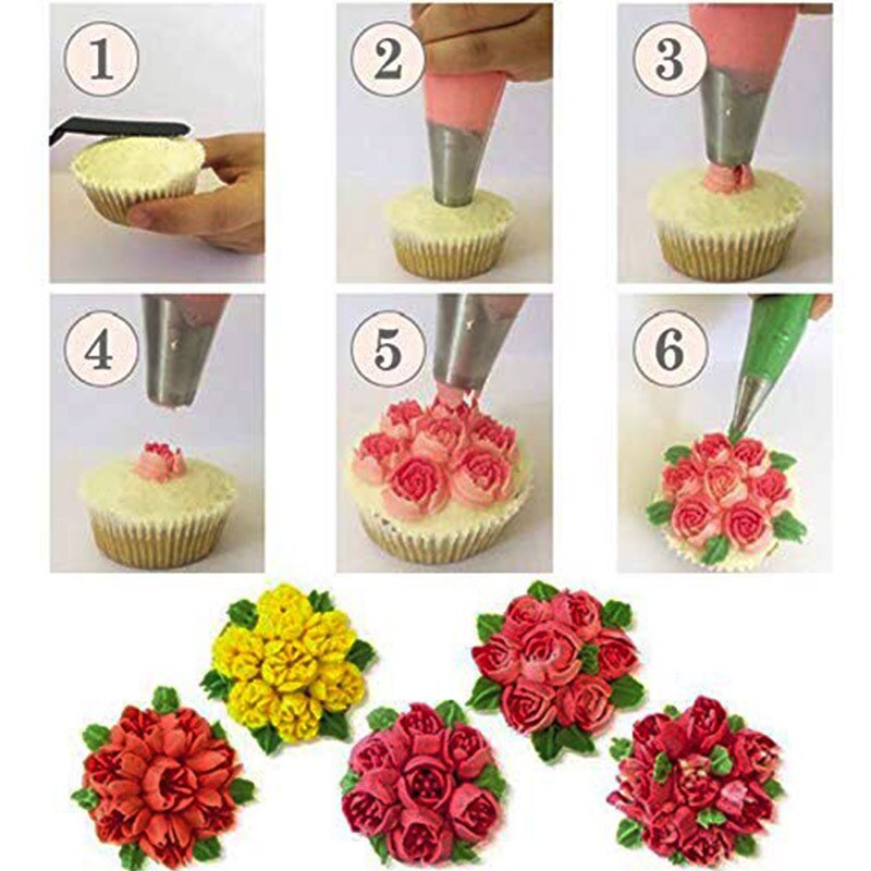 14 Stks/set Russische Icing Piping Tips Cake Decorating Diy Dessert Decoreren Tip Cake Gereedschap Cake Decorating Gereedschap Cake Decoratie