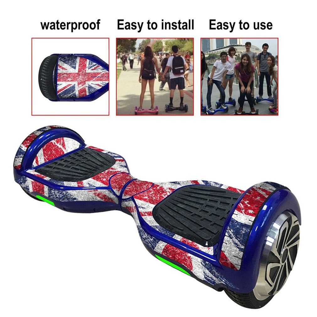 Skin Vinyle Hoverboard - 6.5 pouces - Autocollant Protecteur pour Gyropode Électrique 2 Roues