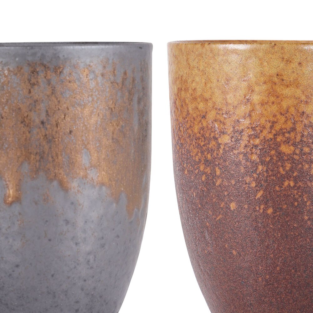 Japanese-Style Vintage Ceramic Coffee Mug Coarse Pottery Kiln Retro Water Cup Tea Milk Beer Mug With Wood Handle Home Office