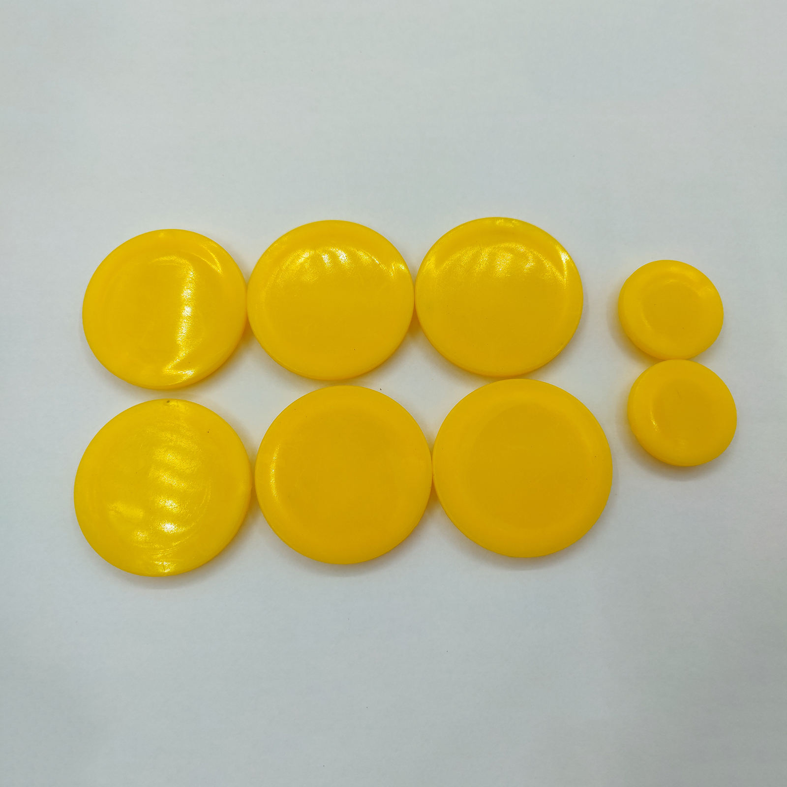 Compact Tractor Fitting Grease Covers Set Moulding Accessories Interchange for 120 Loader 1023E 1025R 2025R Yellow Plastic