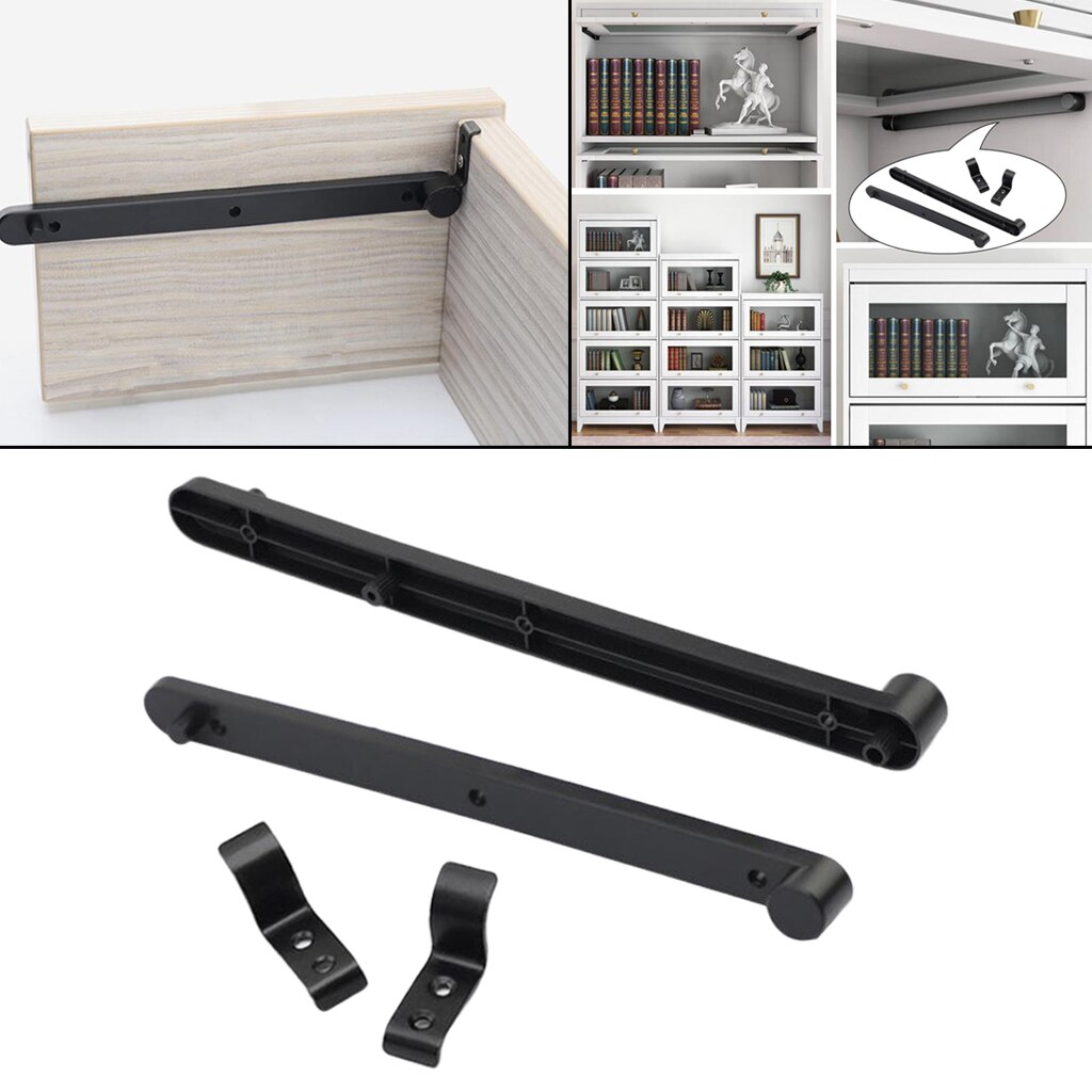 1 Pair Cabinet Door Drawer Slide Track KIT Replacement, Constructed of ABS Plastic, Easy Installation