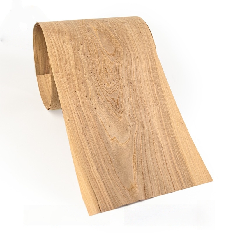 Placage en bois d'orme vieilli naturel de 0,5 mm d'épaisseur pour les projets de menuiserie, l'artisanat de meubles de bricolage et les applications de décoration faites à la main