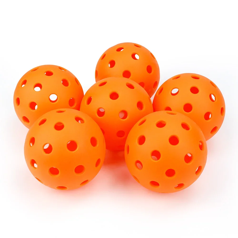 6/12/24PCS Pickleball 74MM Durable 40 Holes Outdoor 6/12/24Pcs Pickleballs 26g Outdoor for Competition pickleball Packs: DEEP BLUE