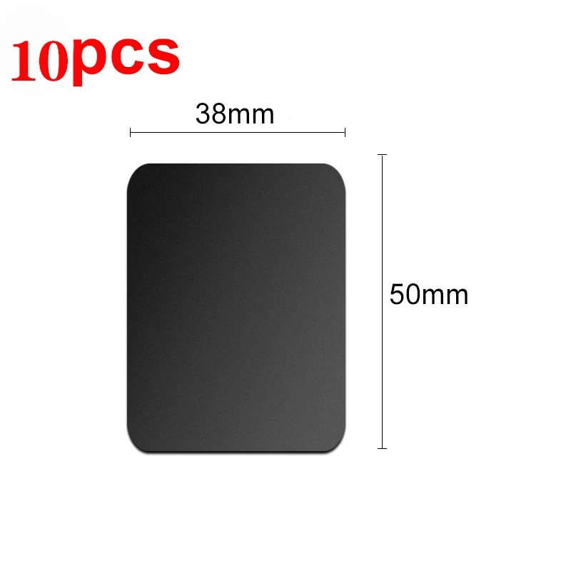 5/10 pièces plaque métallique pour support de téléphone magnétique de voiture support d'autocollant de feuille de fer universel support de support de téléphone aimant adhésif fort