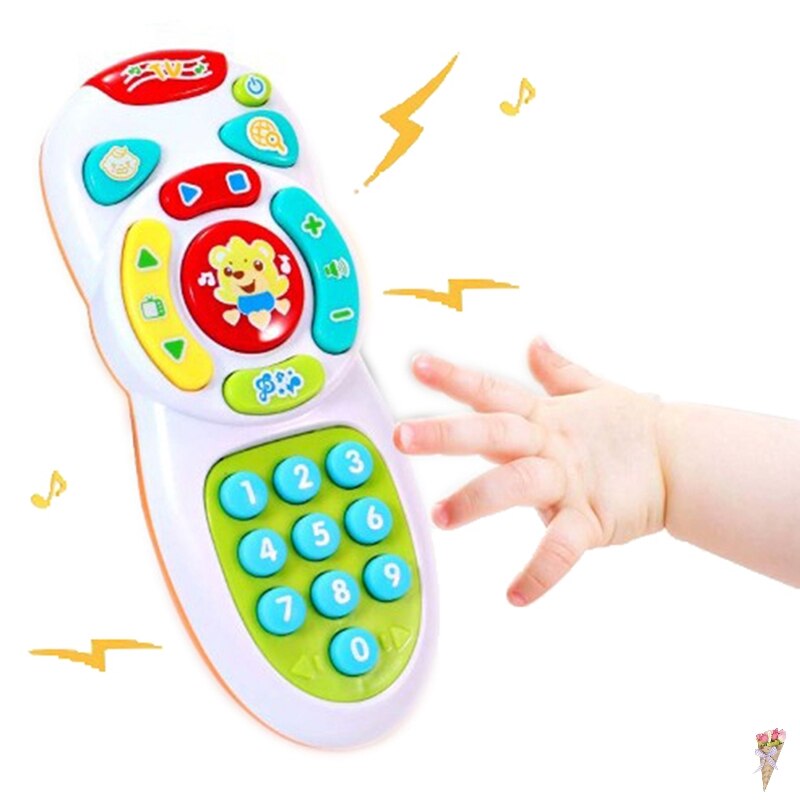 Baby Speelgoed Muziek Mobiele Telefoon Tv Afstandsbediening Vroege Educatief Speelgoed Elektrische Leren Machine Speelgoed