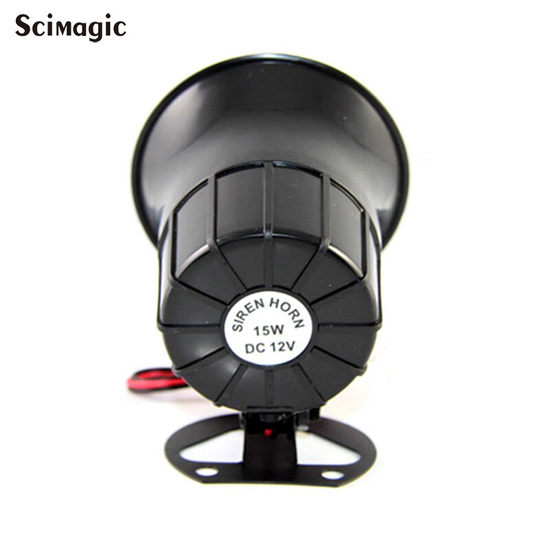 Sirena de Alarma para exteriores, bocina de 12V de CC, con cable fuerte, 115Db, Sirena de Sirena para sistema de Alarma