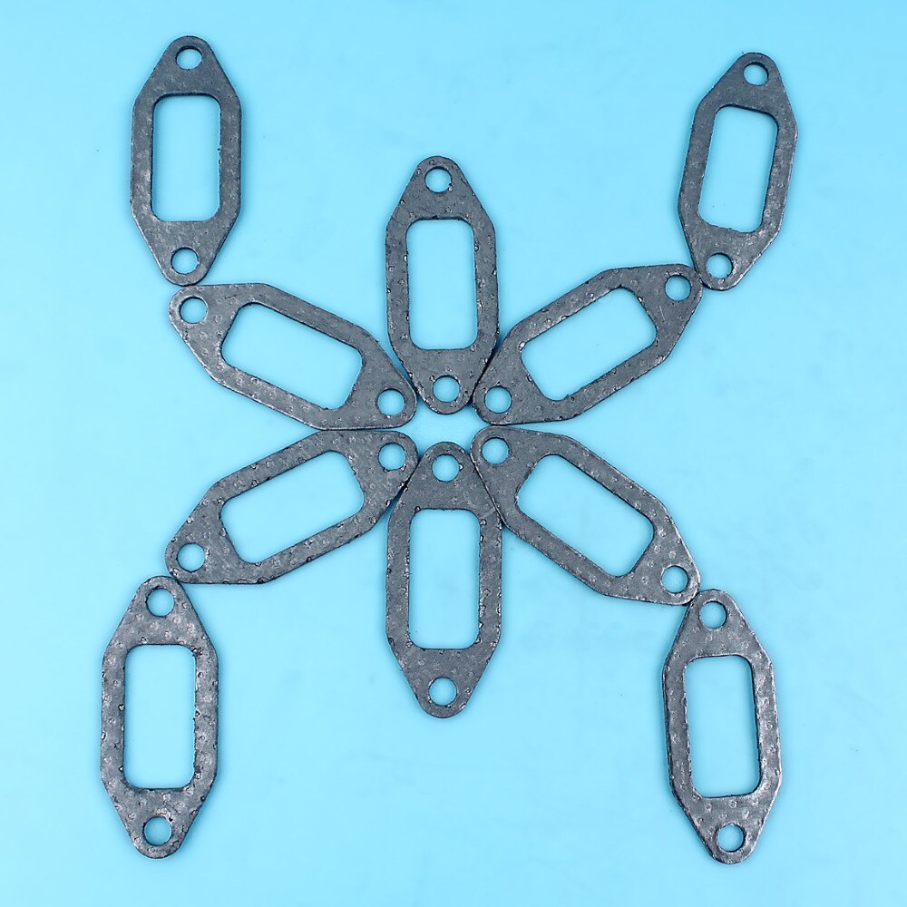 10Pcs Exhaust Muffler Gasket For Husqvarna 362 365 371 372 372XP 372 XP Chainsaw Replacement Spare Part
