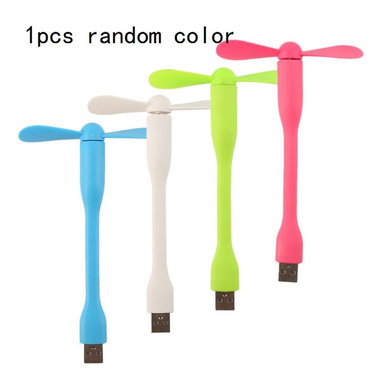 mini ventole USB ventilatore USB portatile e lampada a portato USB dispositivo di raffreddamento flessibile banca di alimentazione di raffreddamento per computer portatile ventilatore da tavolo per PC: solo fan