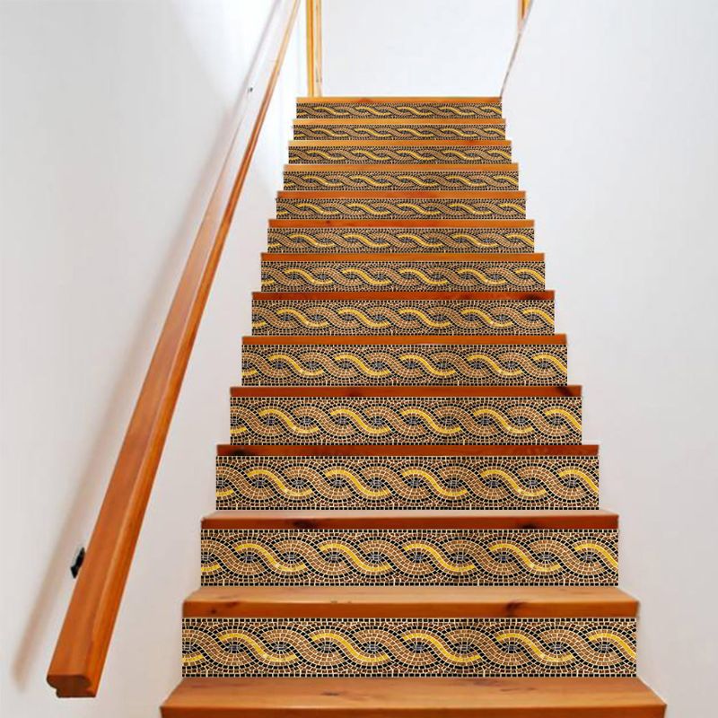 13pcs/set 3D Stair Riser Floor Stickers Waterproof Removable Self Adhesive DIY Stairway Decals Murals Home Decor