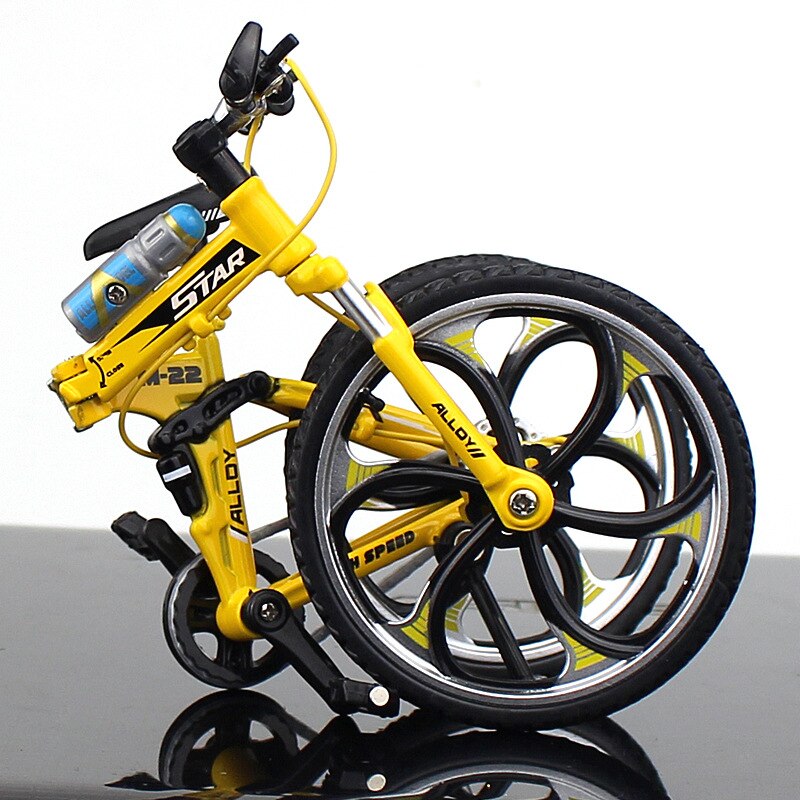 1:10 Bilancia Diecast In Metallo del Modello Della Bicicletta Città Piegato Bicicletta Della Bici Della Strada Per La Raccolta del Giocattolo